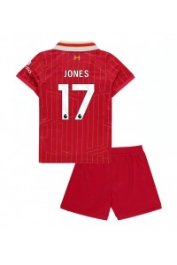 Liverpool Curtis Jones #17 Babytruitje Thuis tenue Kind 2024-25 Korte Mouw (+ Korte broeken)